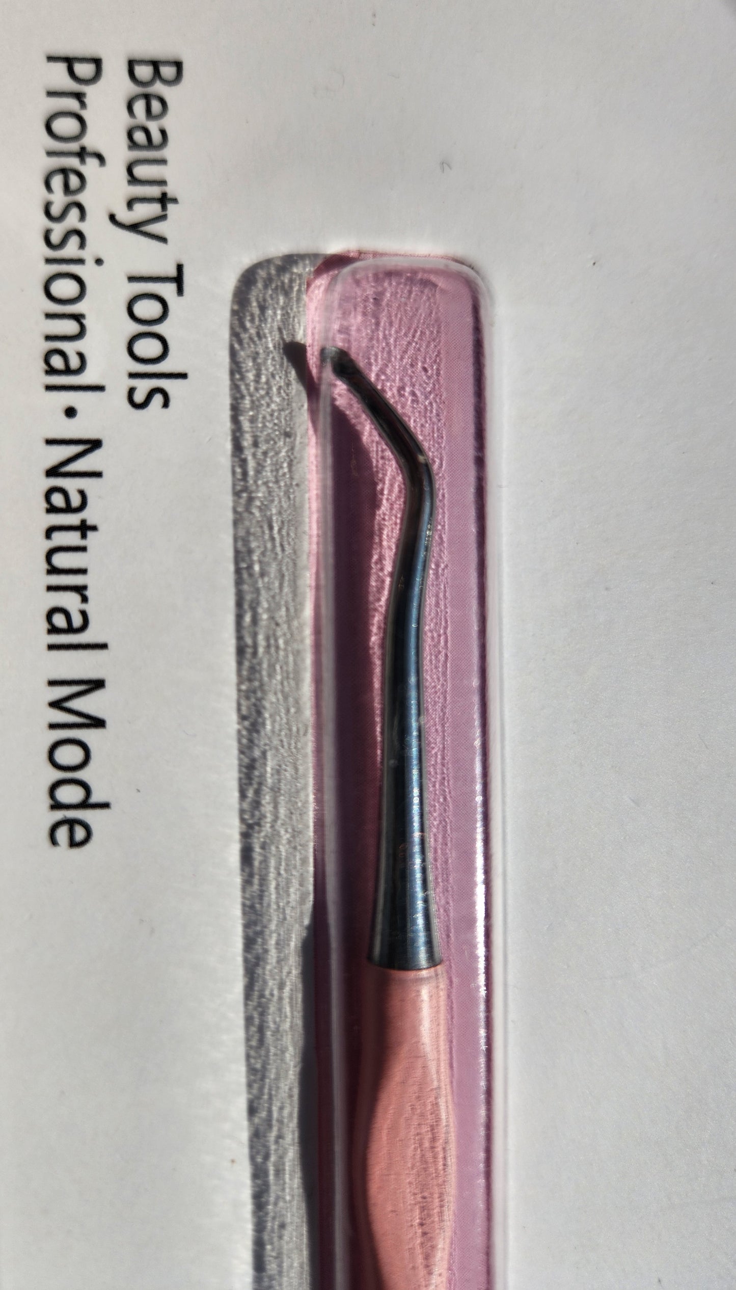 Miss Smoo Steel Cuticle Trimmer & Pusher 2-in-1 - Pink