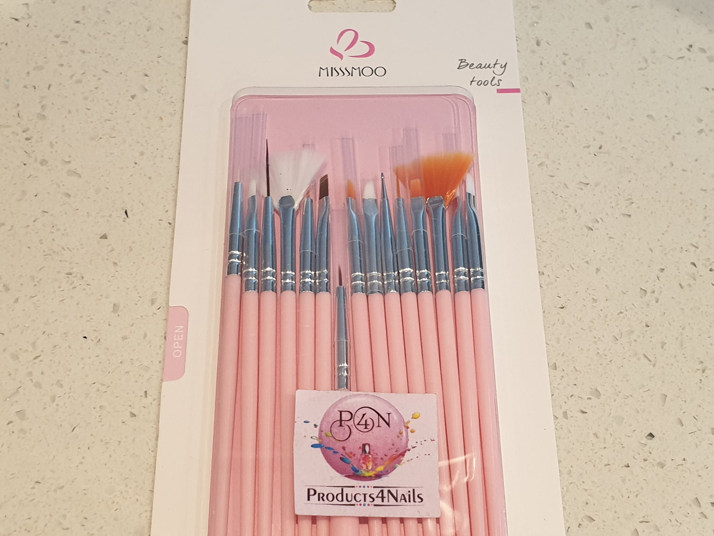 Miss Smoo Nail Gel Art Brush Set 15Pcs