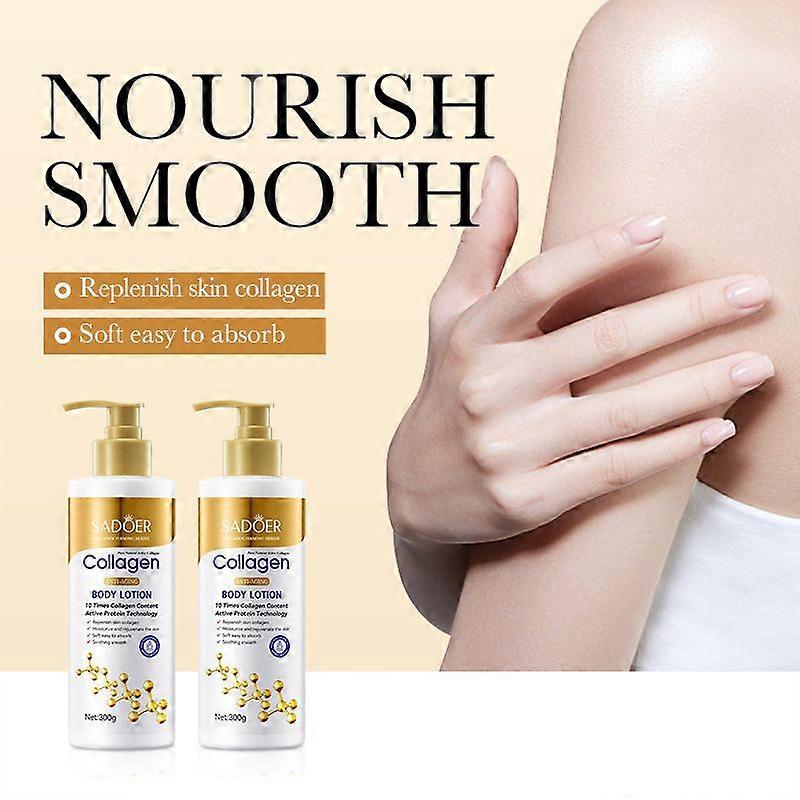 Sadoer Collagen Body Lotion 300g - Anti-Wrinkle Moisturizing Body Cream