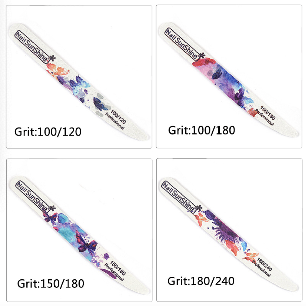 Butterfly Wooden Filer 50pcs - New Look