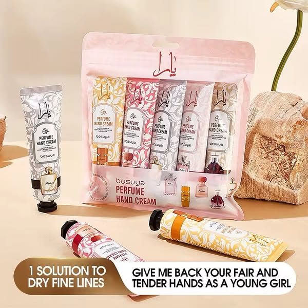 Hand Cream Bosuya Perfume 30g B2106 - 5 PIECES SET