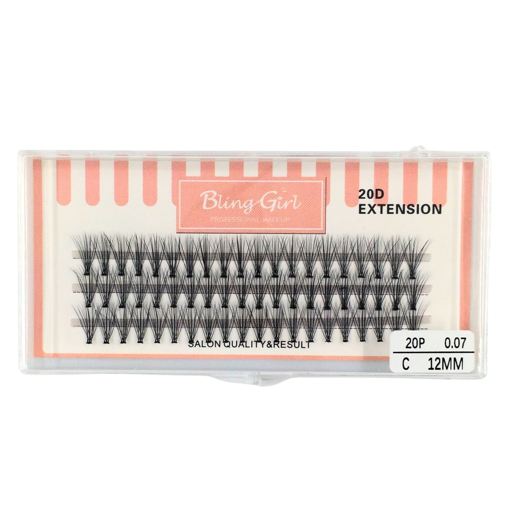 Bling Girl 20P Extention Fan Eyelashes