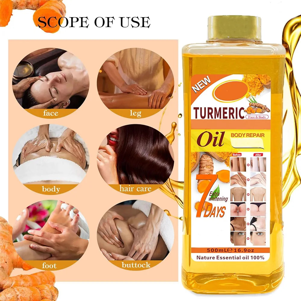 Veetgold Turmeric Super Whitening Body Repair Oil 200ml