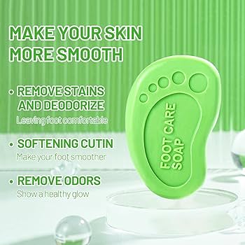 Disunie Bamboo Charcoal and Green Tea Foot Care Soap-80g
