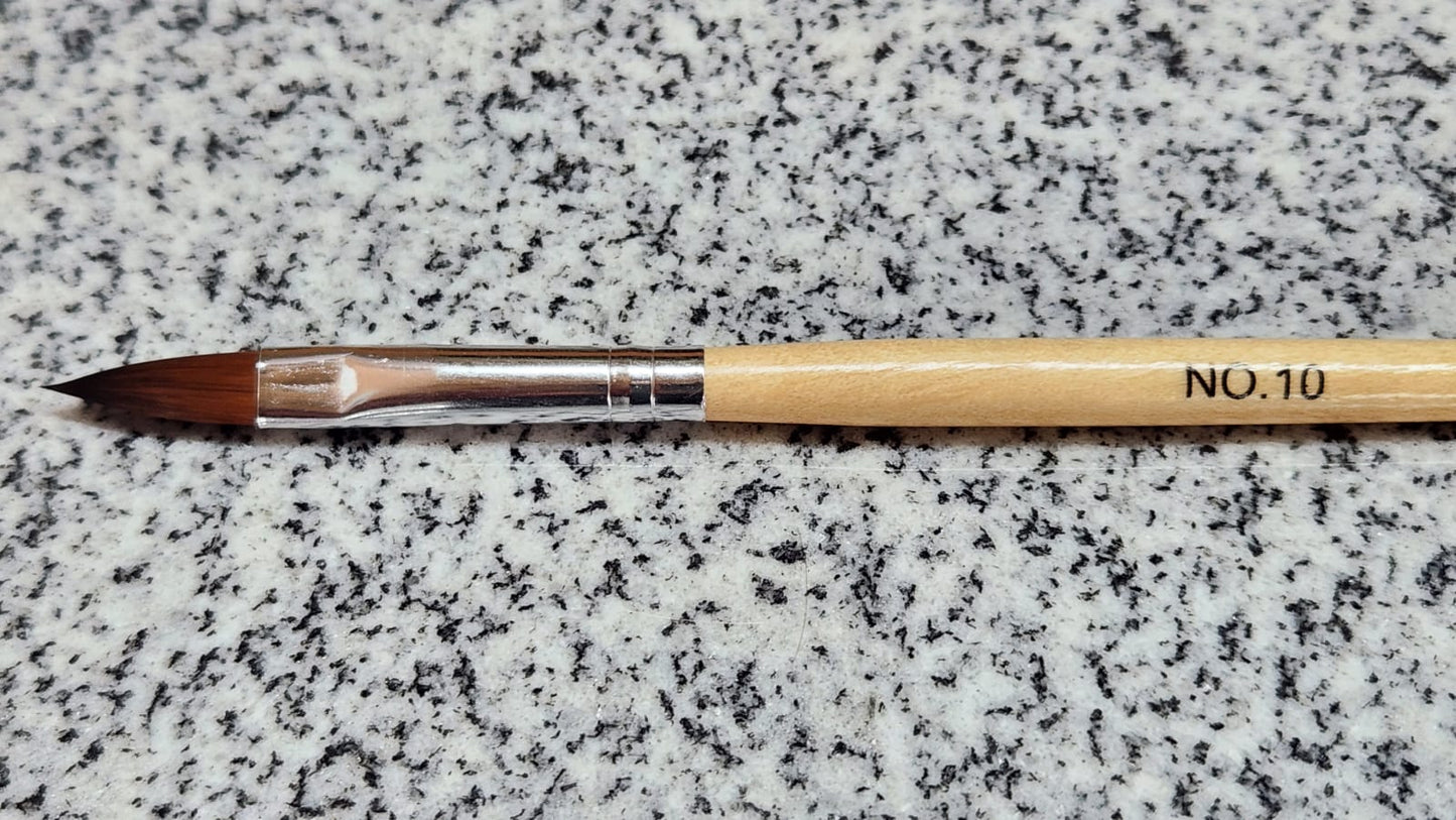 Wooden Acrylic Nail Brush NO.12 (HIGH QUALITY)- ITEM NO:26545 (P4N)