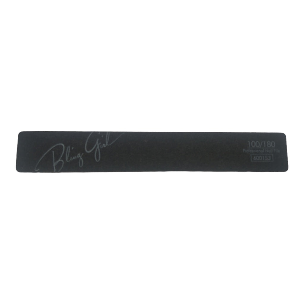 Bling Girl Double Sided Nail File - Square 80/80 and Rhombus 100/180