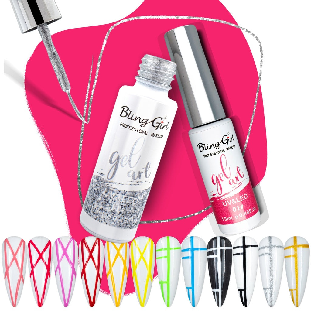 Bling Girl Gel Art UV & LED Gel Polish - LINER GEL