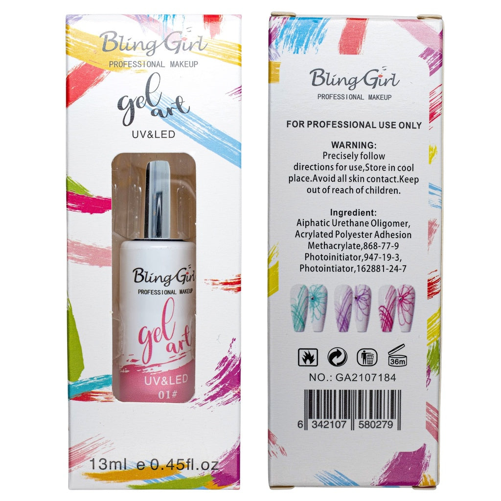 Bling Girl Gel Art UV & LED Gel Polish - LINER GEL