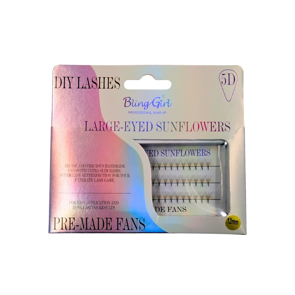Bling Girl Pre-Made Fan Eyelashes 10mm - 10D