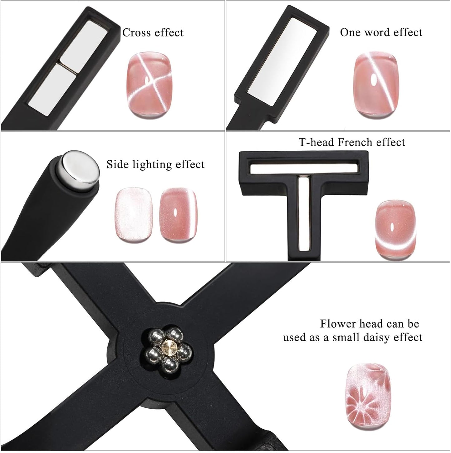 Cat Eye Magnet 5 in 1 Multifunction for Nails - W1227-3