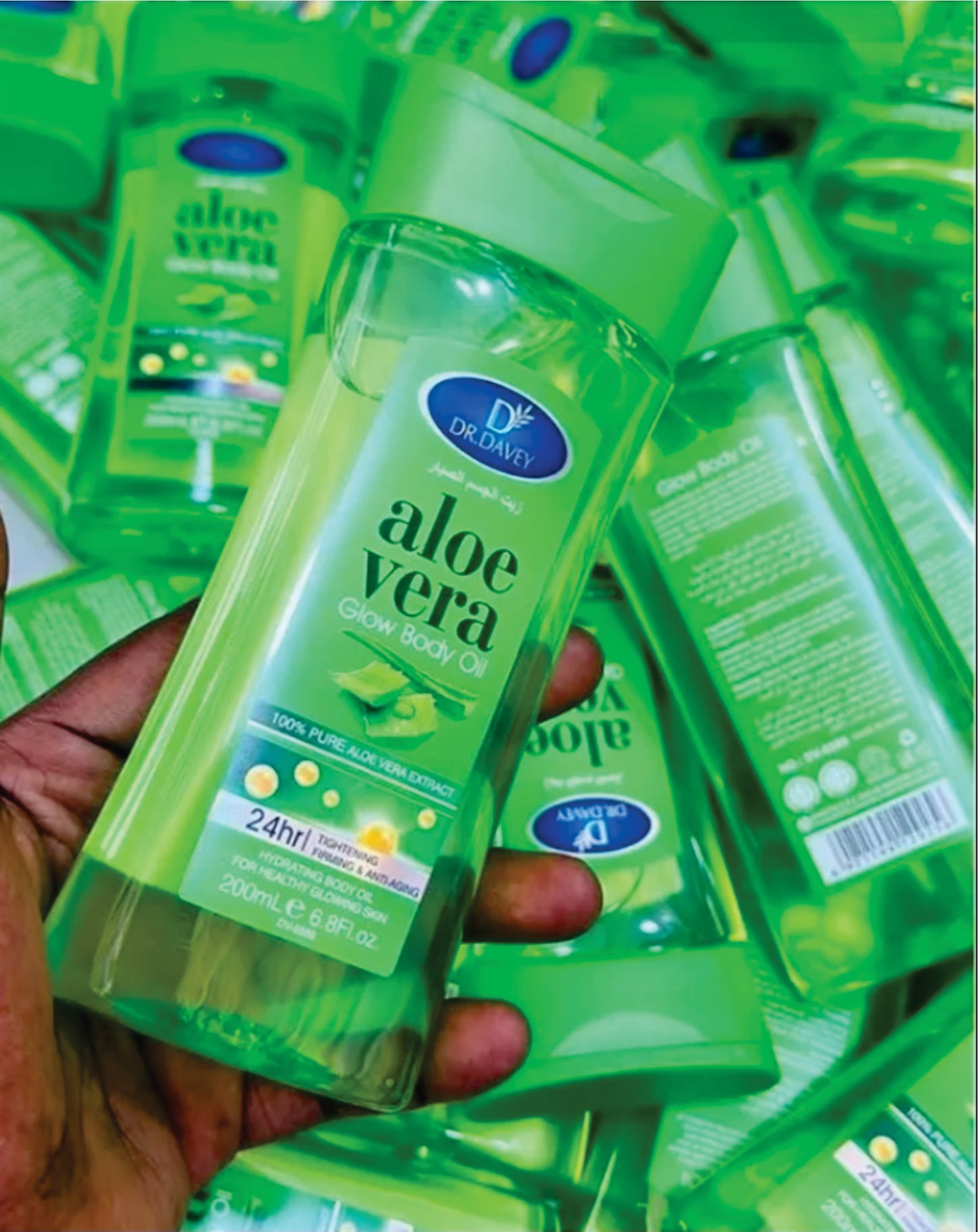 DR.DAVEY Aloe Vera Glow Body Oil 200ml