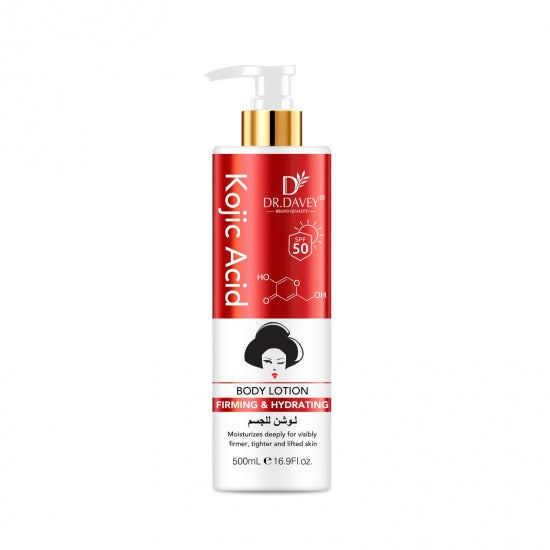 KOJIC ACID Dr. Davey Body Lotion Firming Hydrating SPF50 500ml DV-6710