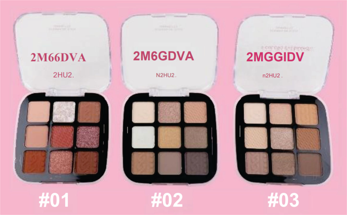 EYESHADOW SWEETDAY 9 Colours - UES001-2