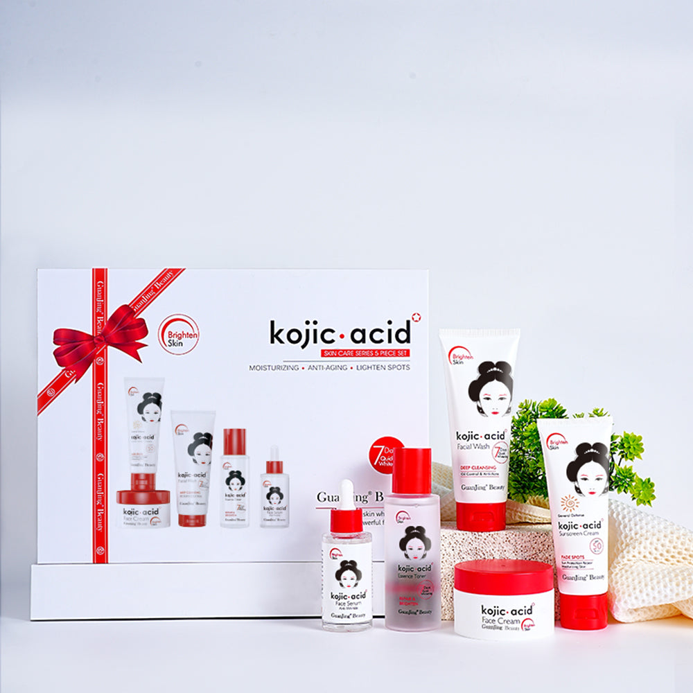 GuanJing Beauty Kojic Acid Skin Care Series 5 Piece Set - GJ7169-1