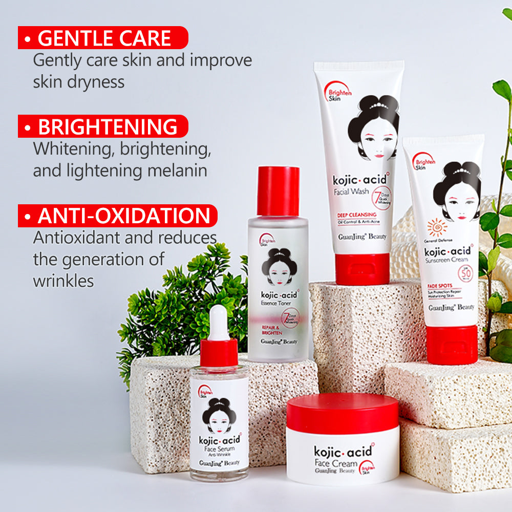 GuanJing Beauty Kojic Acid Skin Care Series 5 Piece Set - GJ7169-1