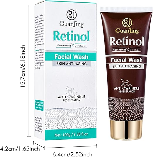 Guanjing Retinol Nicotamide Ceramide Anti-Aging Facial Wash / Face Wash - GJ7181