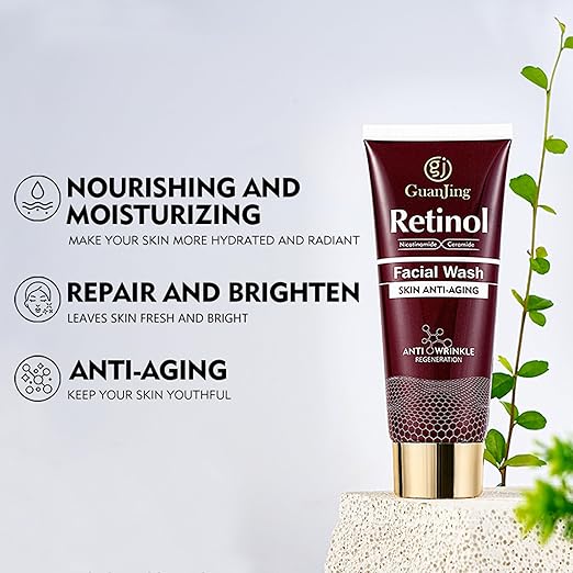 Guanjing Retinol Nicotamide Ceramide Anti-Aging Facial Wash / Face Wash - GJ7181