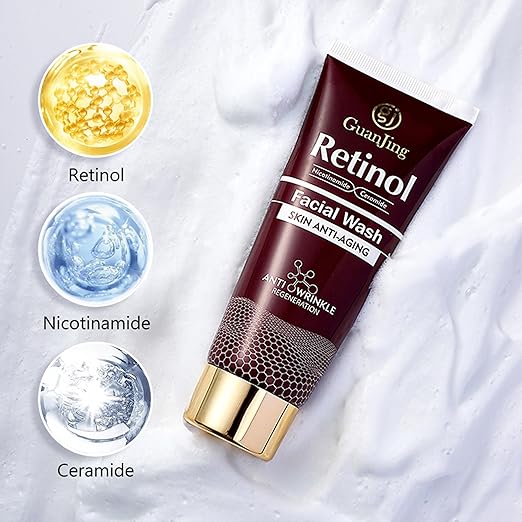 Guanjing Retinol Nicotamide Ceramide Anti-Aging Facial Wash / Face Wash - GJ7181