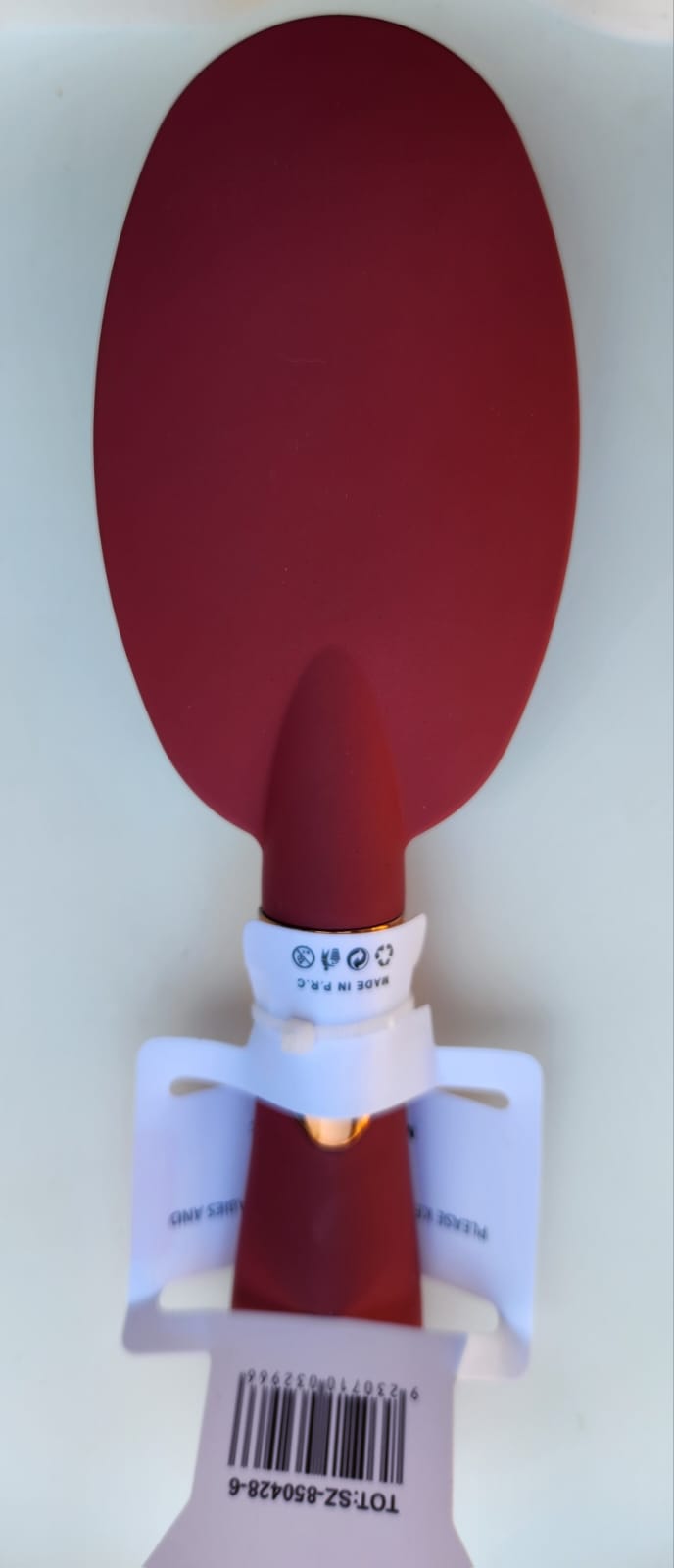 Hair Brush 23.5cm Burgundy Colour, Oval Shape - Miss Smoo For All Type Of Hair