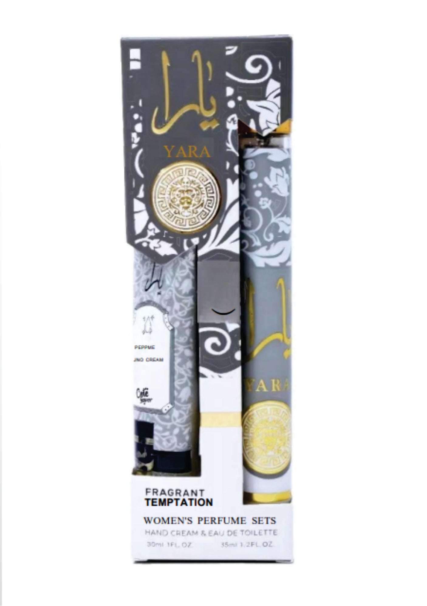 Hand & Body Cream (30ml) + Perfume (35ml) Set - Cute Lover (GREY) - ZH-3-4