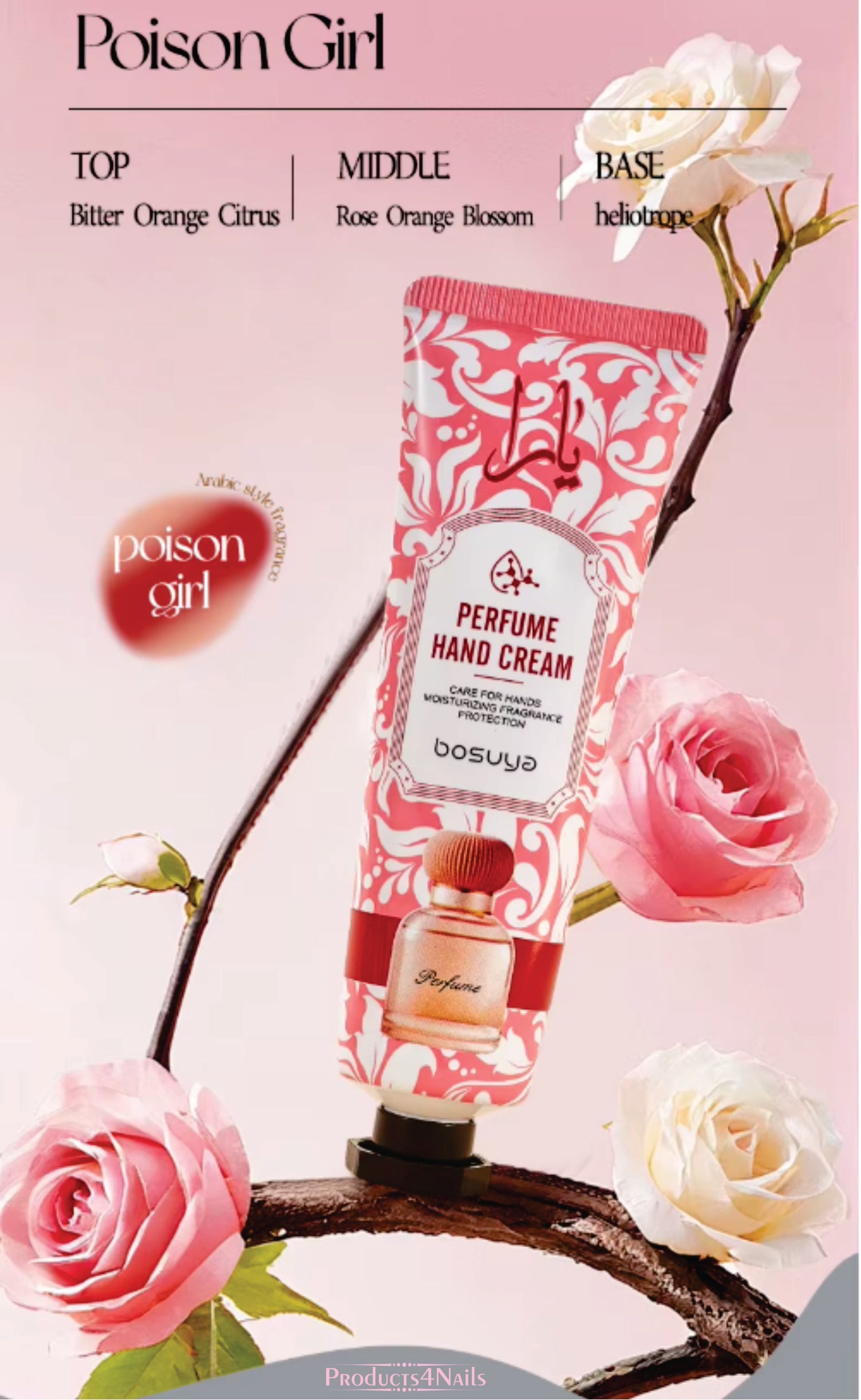 Hand Cream Bosuya Perfume 30g B2106 - 5 PIECES SET