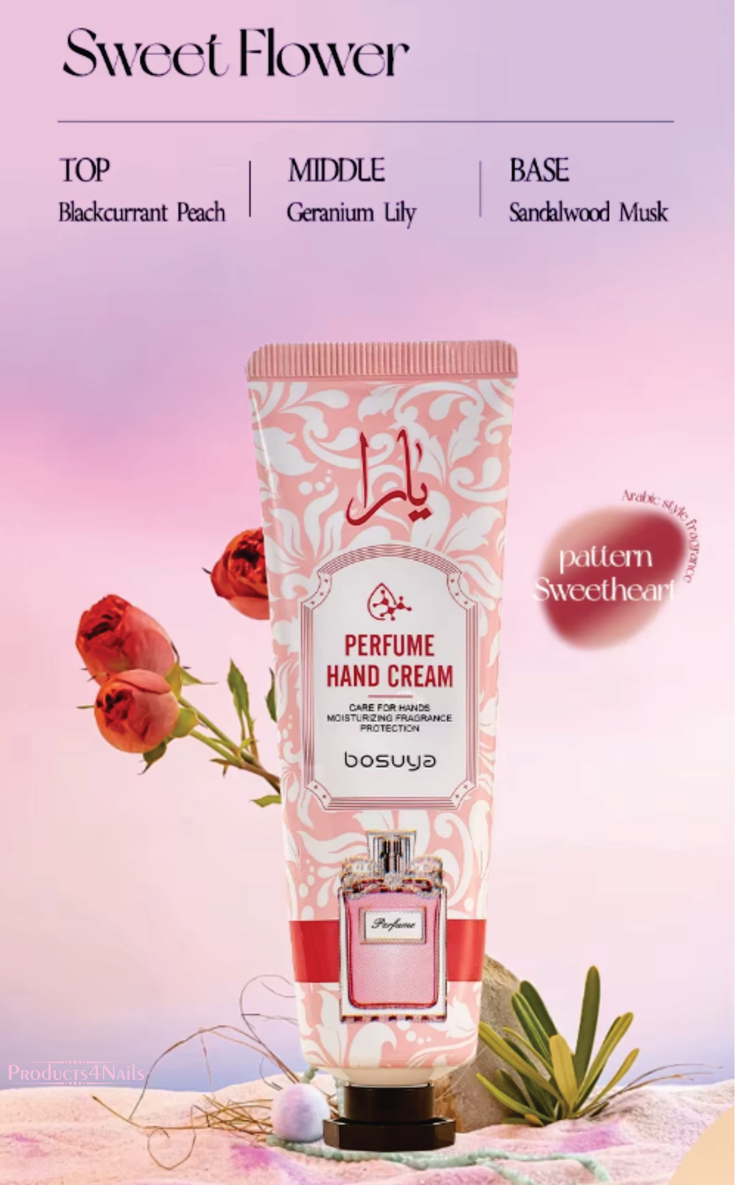 Hand Cream Bosuya Perfume 30g B2106 - 5 PIECES SET