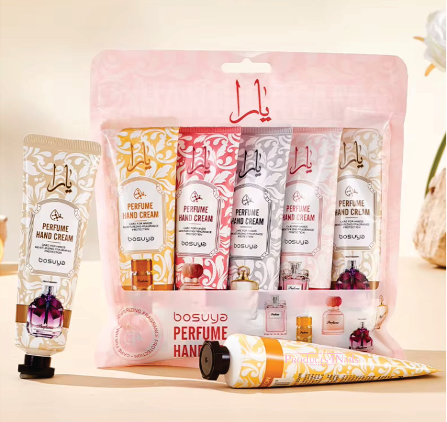 Hand Cream Bosuya Perfume 30g B2106 - 5 PIECES SET