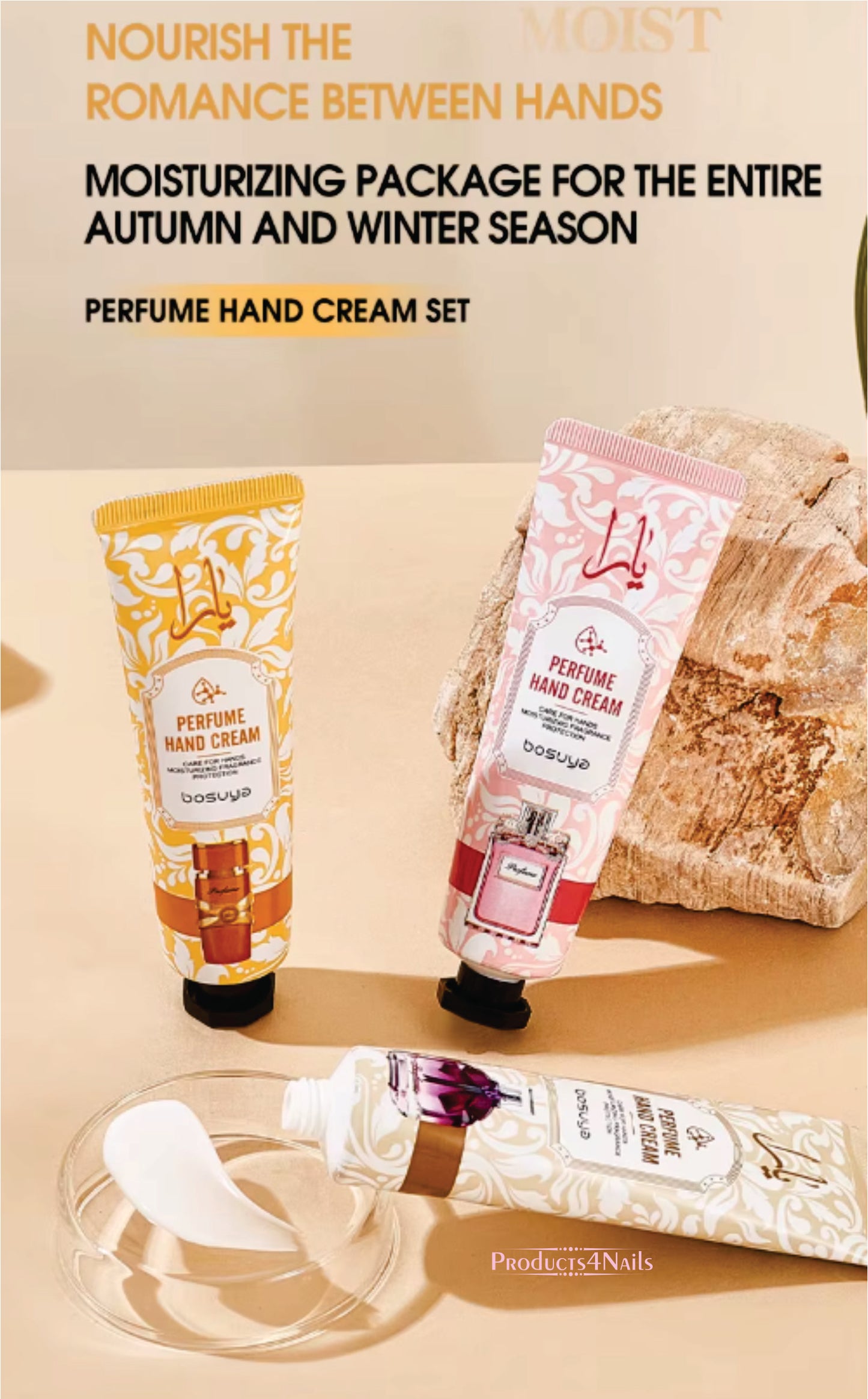 Hand Cream Bosuya Perfume 30g B2106 - 5 PIECES SET