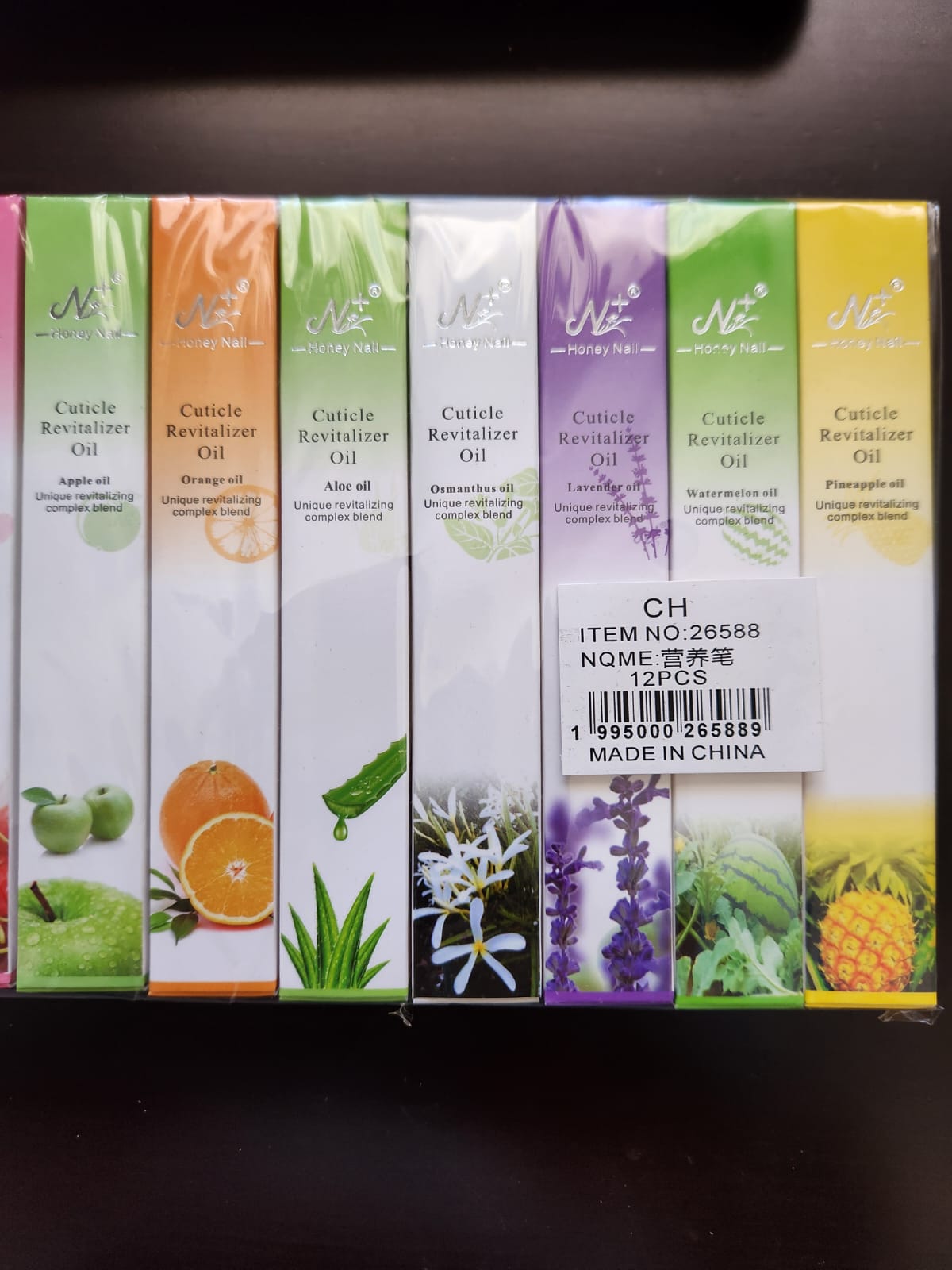 Cuticle Oil Pen - Honey Nail mix flavours for Nails and Toes with Vitamins B-5