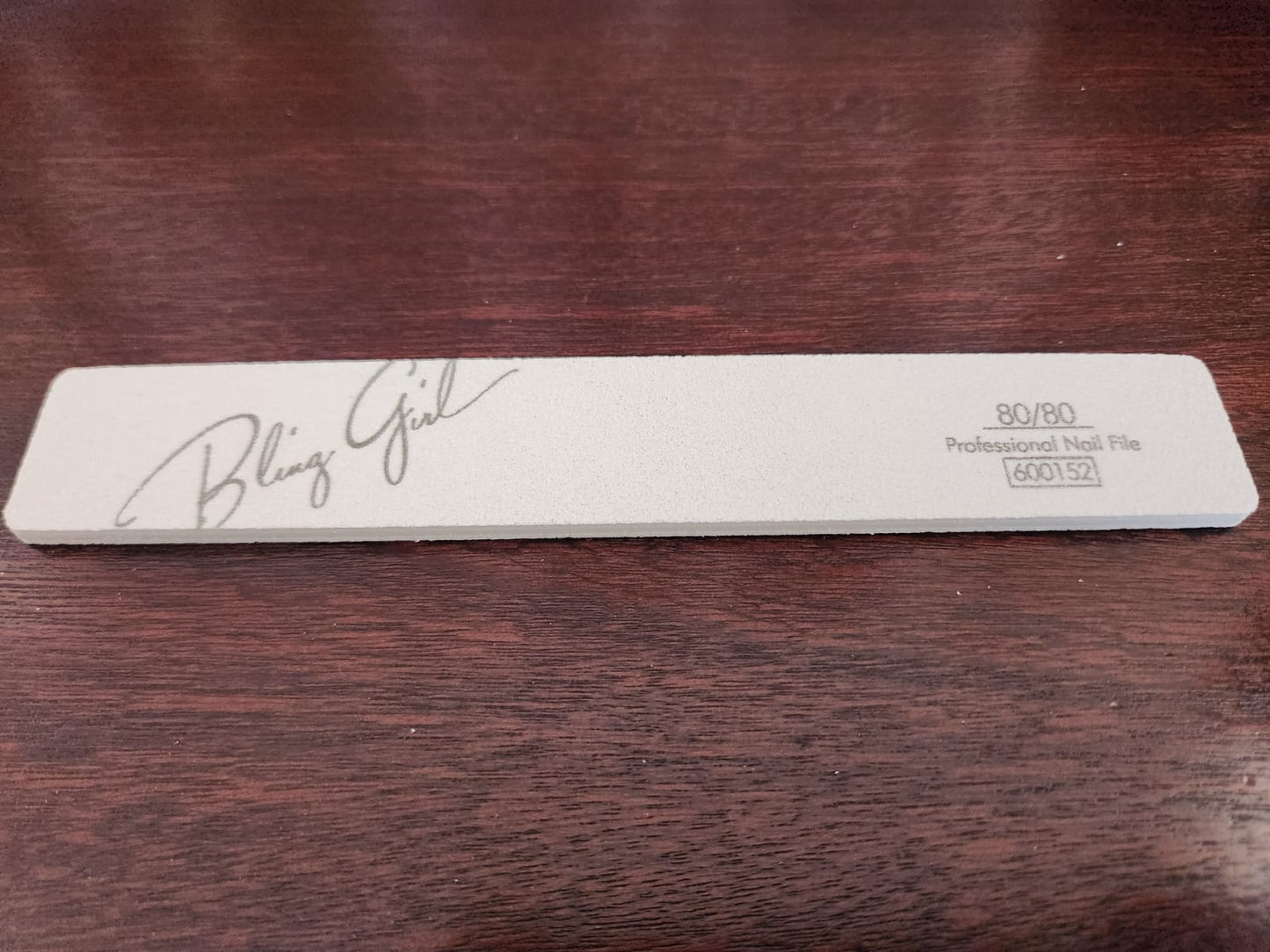 Bling Girl Double Sided Nail File - Square 80/80 and Rhombus 100/180