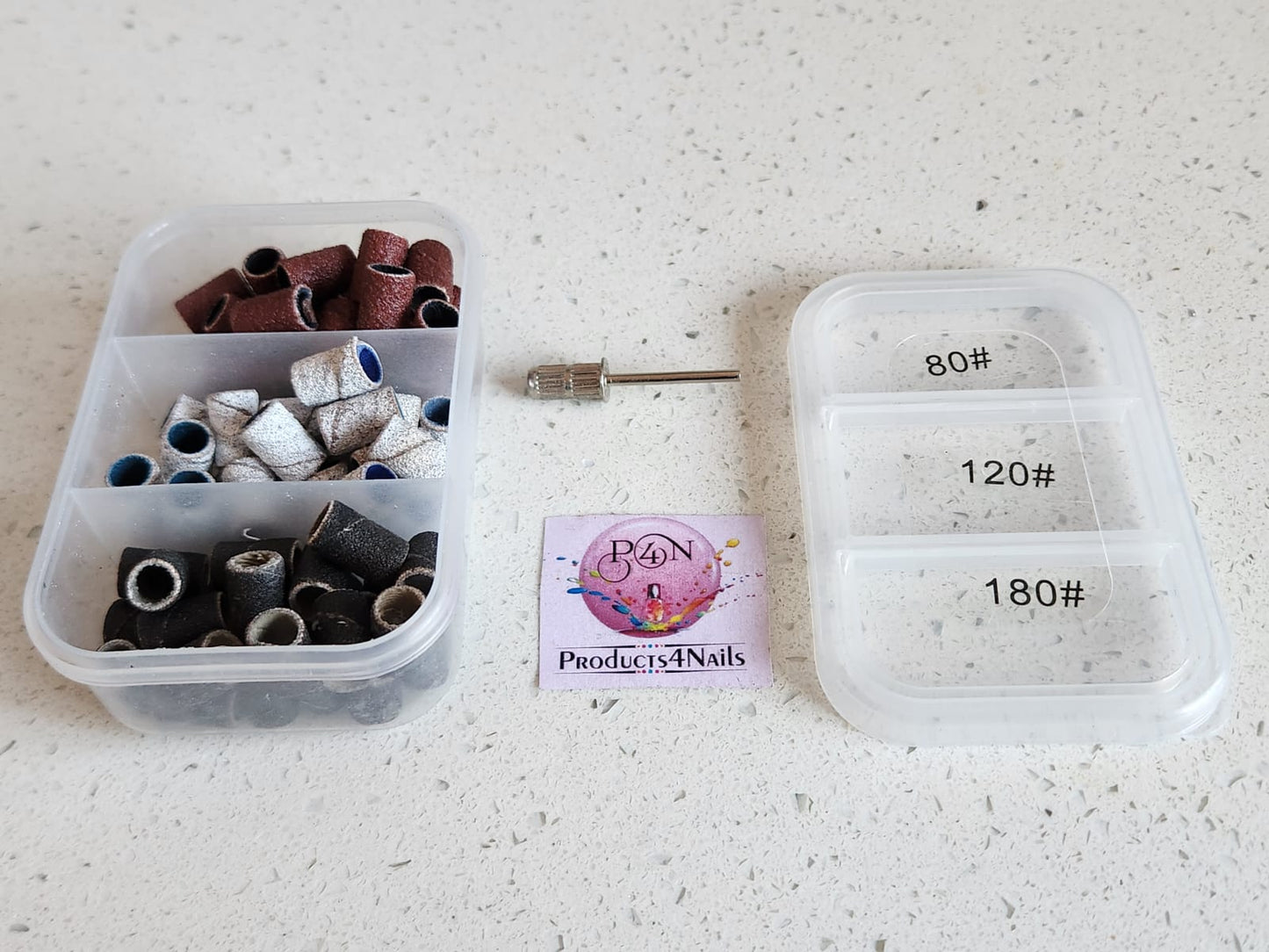 Sanding Caps 75 Pieces Small in #80 / #120 / #180 Professional