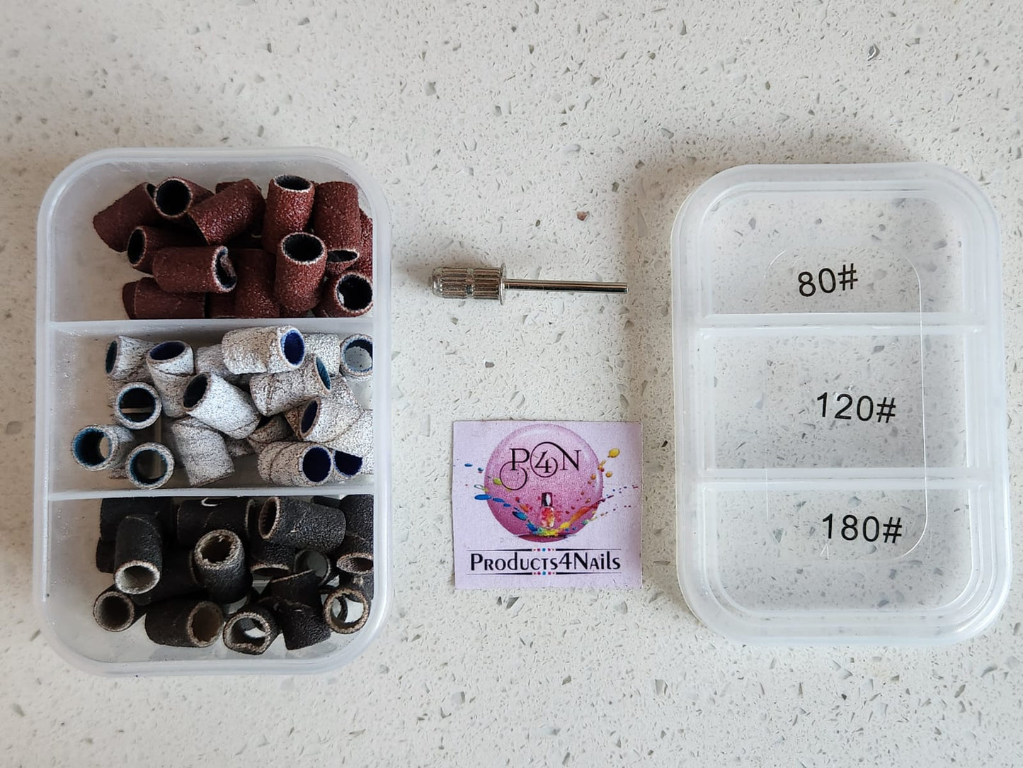 Sanding Caps 75 Pieces Small in #80 / #120 / #180 Professional