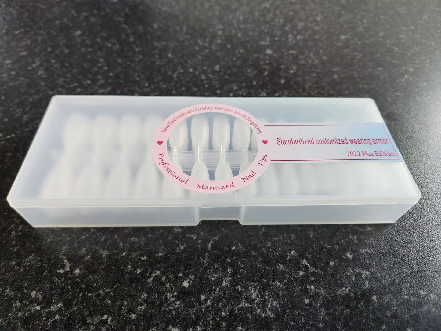 NAILS SHORT ALMOND Soft Gel Tips Full Coverage Tips 300pcs (SA)