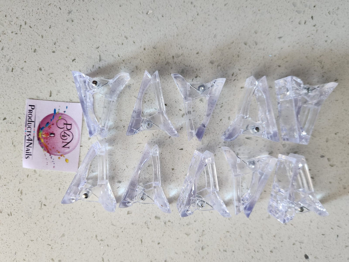 Nail Clear Clip for Poly Gel 10pcs in Bag