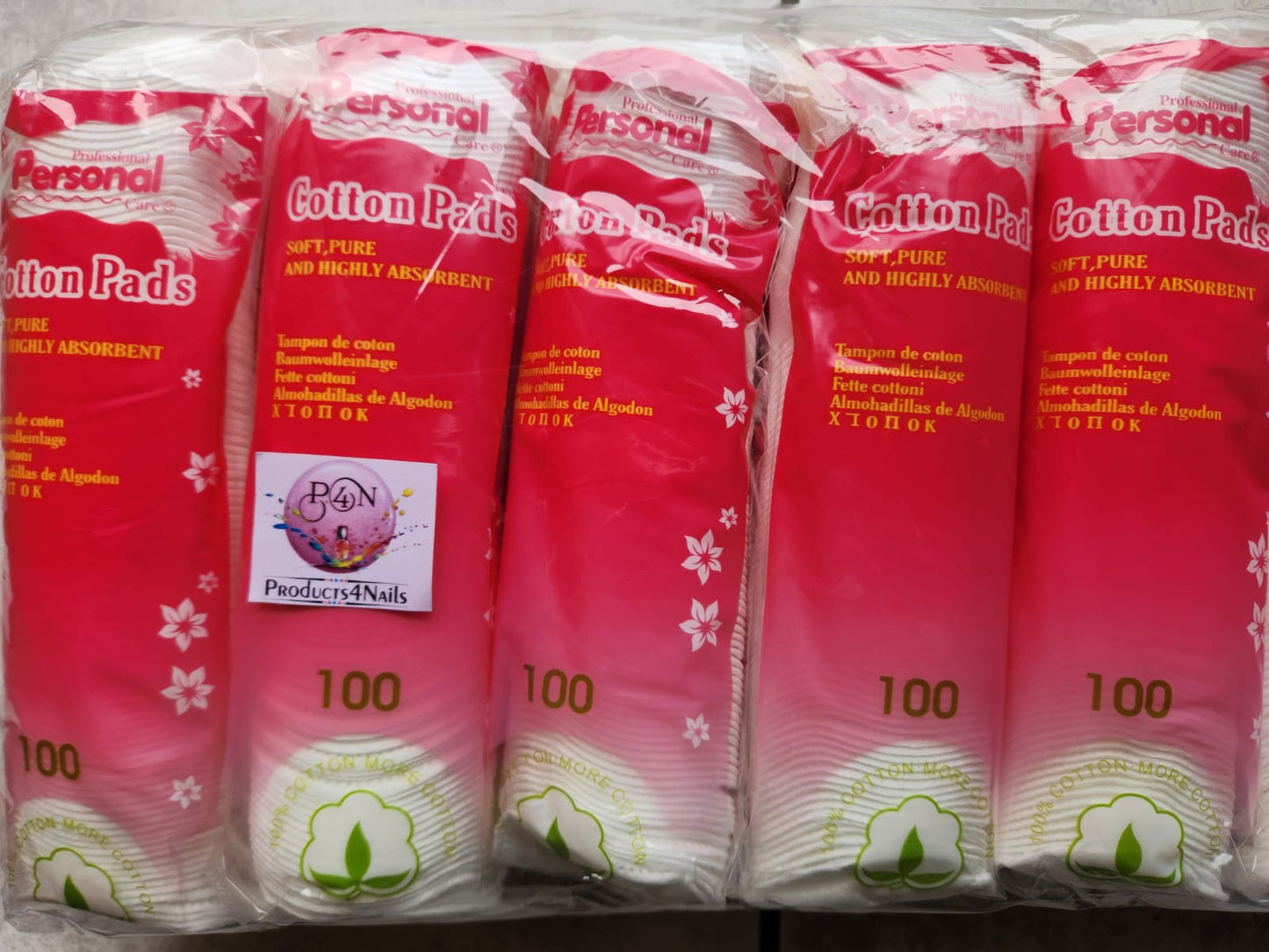Professional Personal Care Cotton Pads 100Pcs
