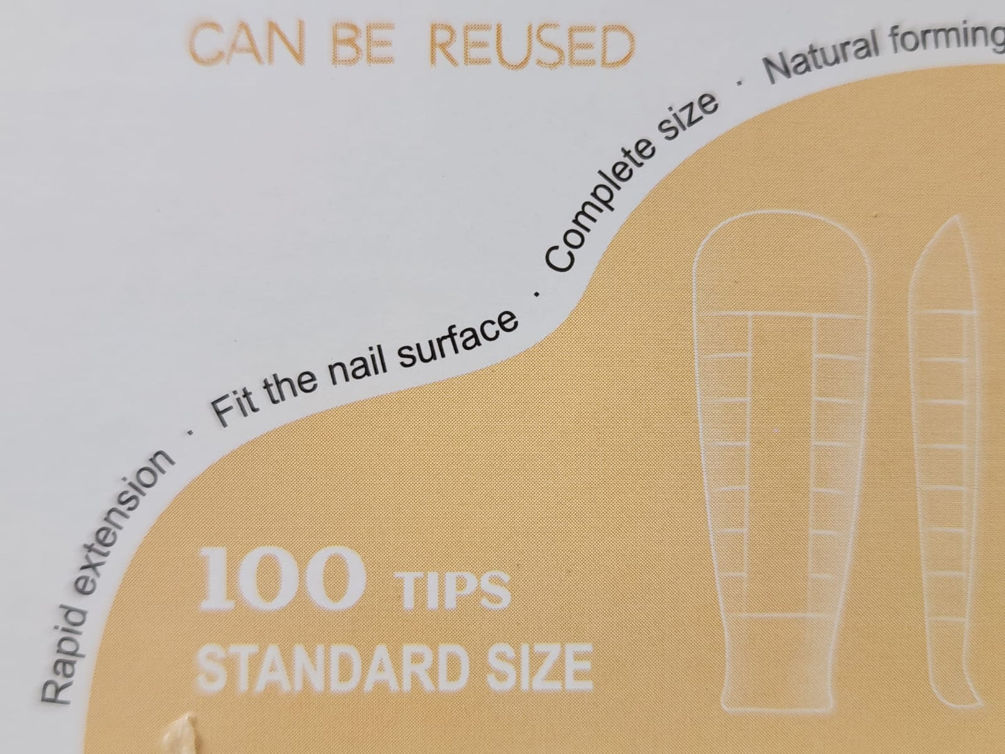 Poly Gel False Nail ALMOND Shape Tips 120Pcs Reusable - Miss Smoo