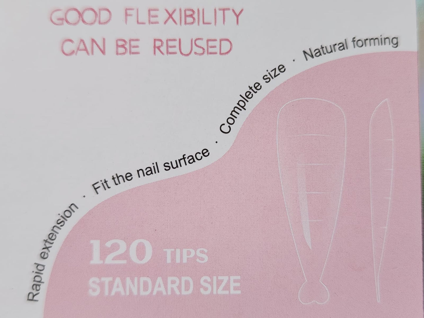Poly Gel False Nail TEARDROP Shape Tips 120Pcs REUSABLE - Miss Smoo