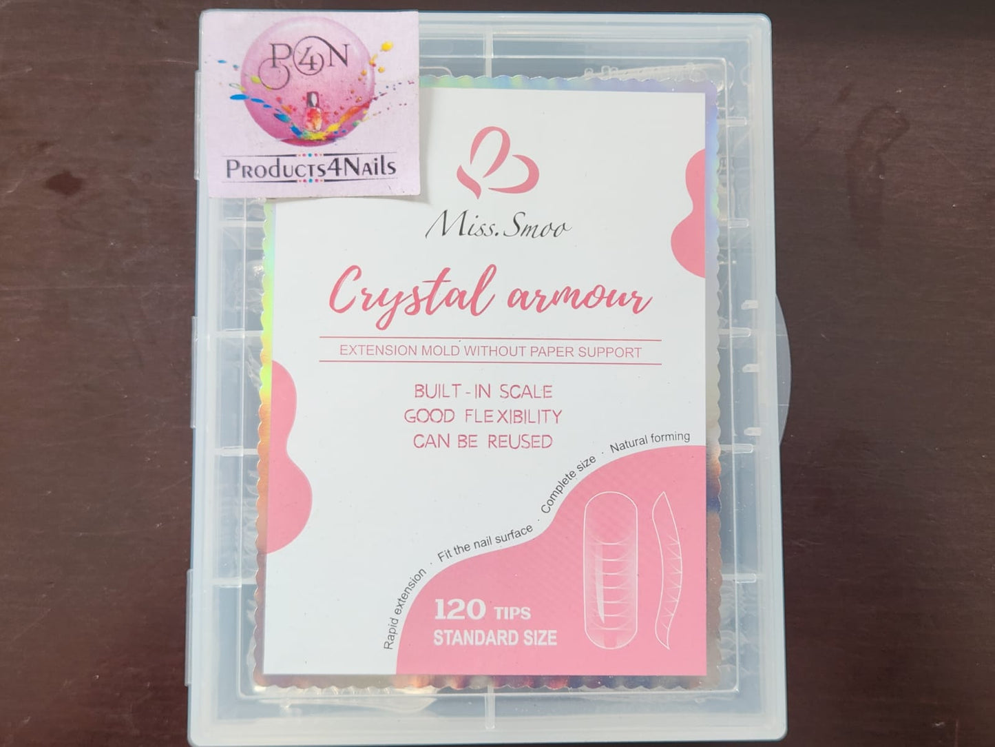 Poly Gel False Nail COFFIN Shape Tips 120Pcs Reusable - Miss Smoo