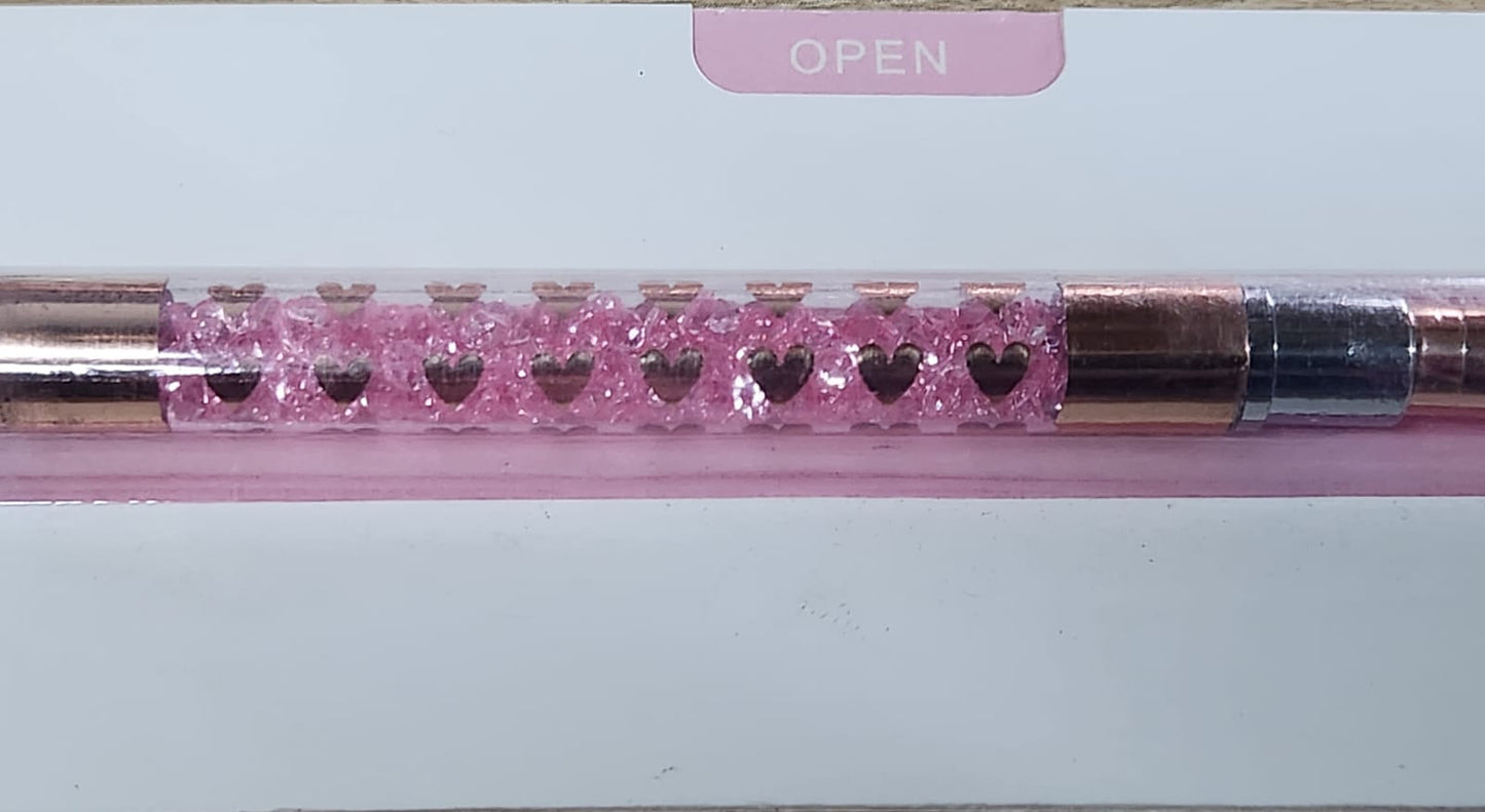 Nail Poly Gel Brush and Art liner 2in1 Miss Smoo - Pink Crystal