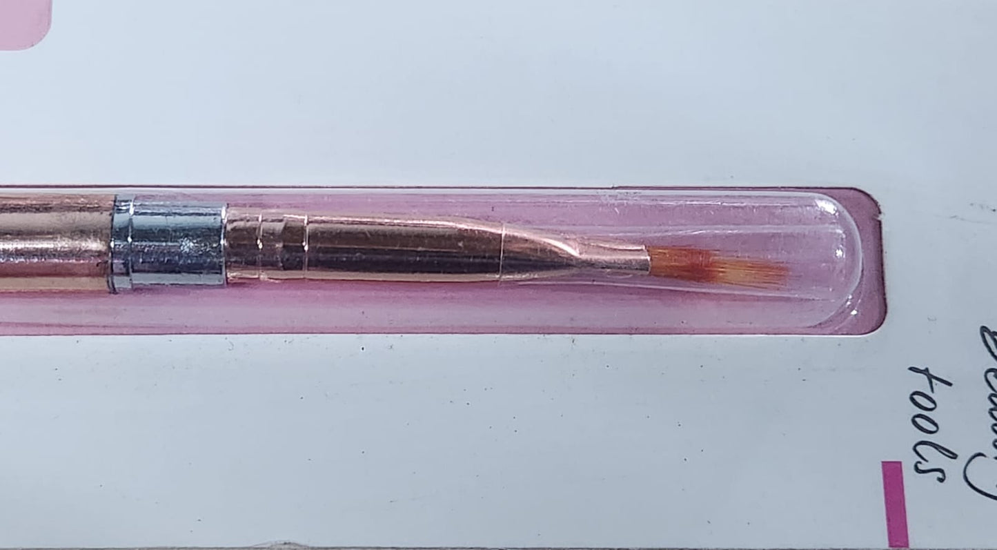 Nail Poly Gel Brush and Art liner 2in1 Miss Smoo - Pink Crystal