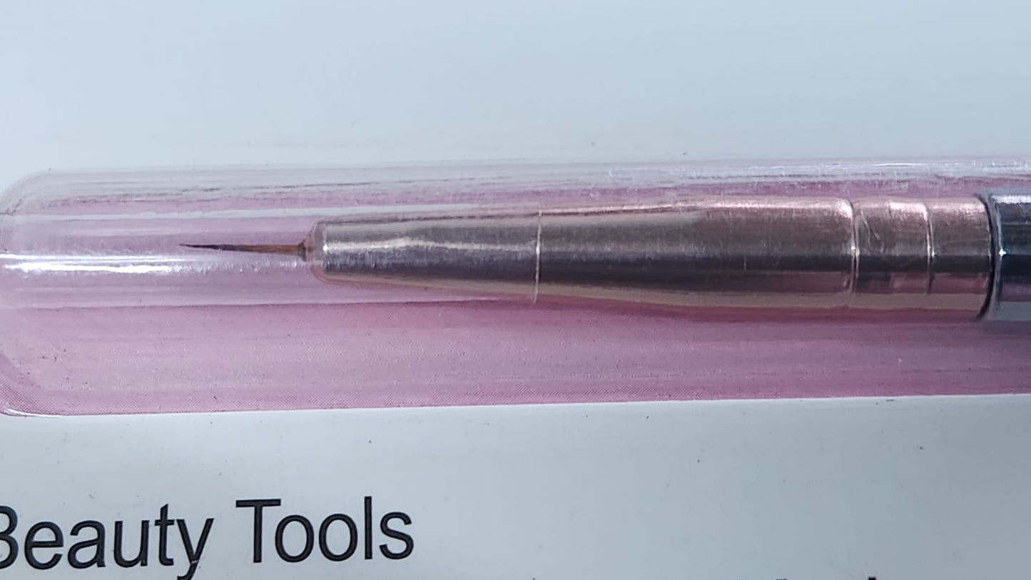 Nail Poly Gel Brush and Art liner 2in1 Miss Smoo - Pink Crystal