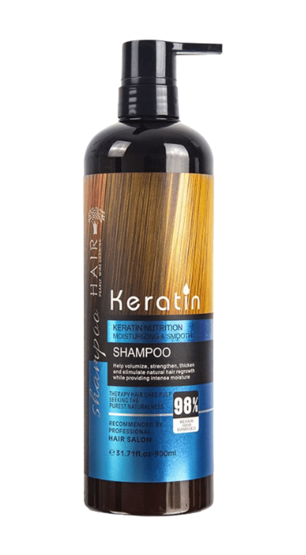 Keratin Shampoo 98% Repair Hair Damage Pearly Wire Dreaming 900ml (Pearly Wire Dreaming)