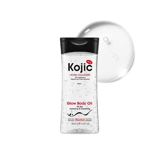 Kojic + Pure Collagen Skin Glow Body Oil Roushun - 200ml