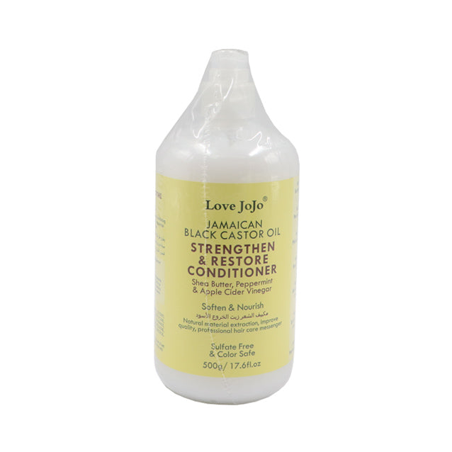 Love JoJo Jamaican Black Castor Oil Strengthen & Restore Conditioner 500ml - L2101-2