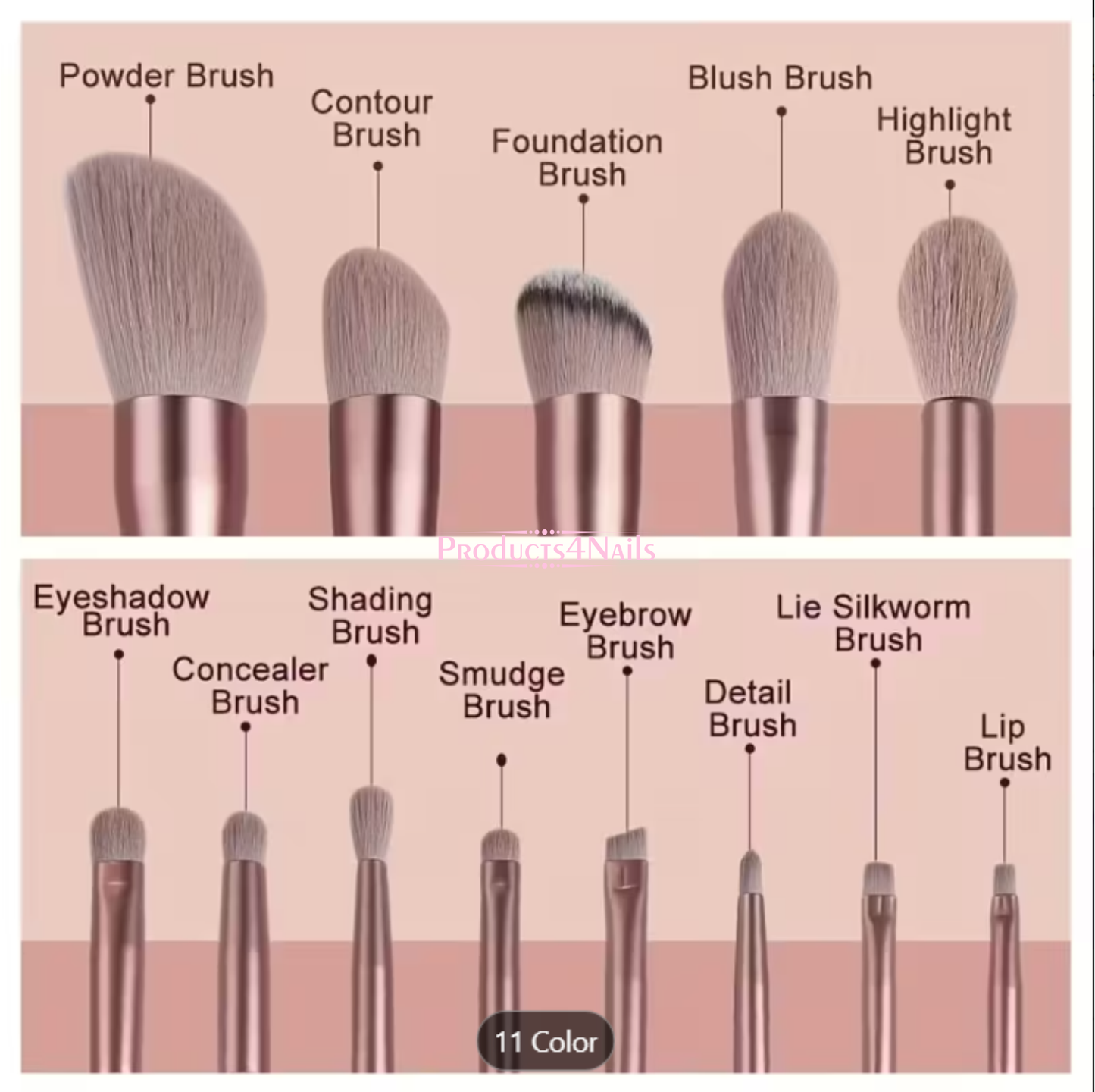 Makeup Blusher Brush Tool Professional & Fashion - Ruby Face - FG07