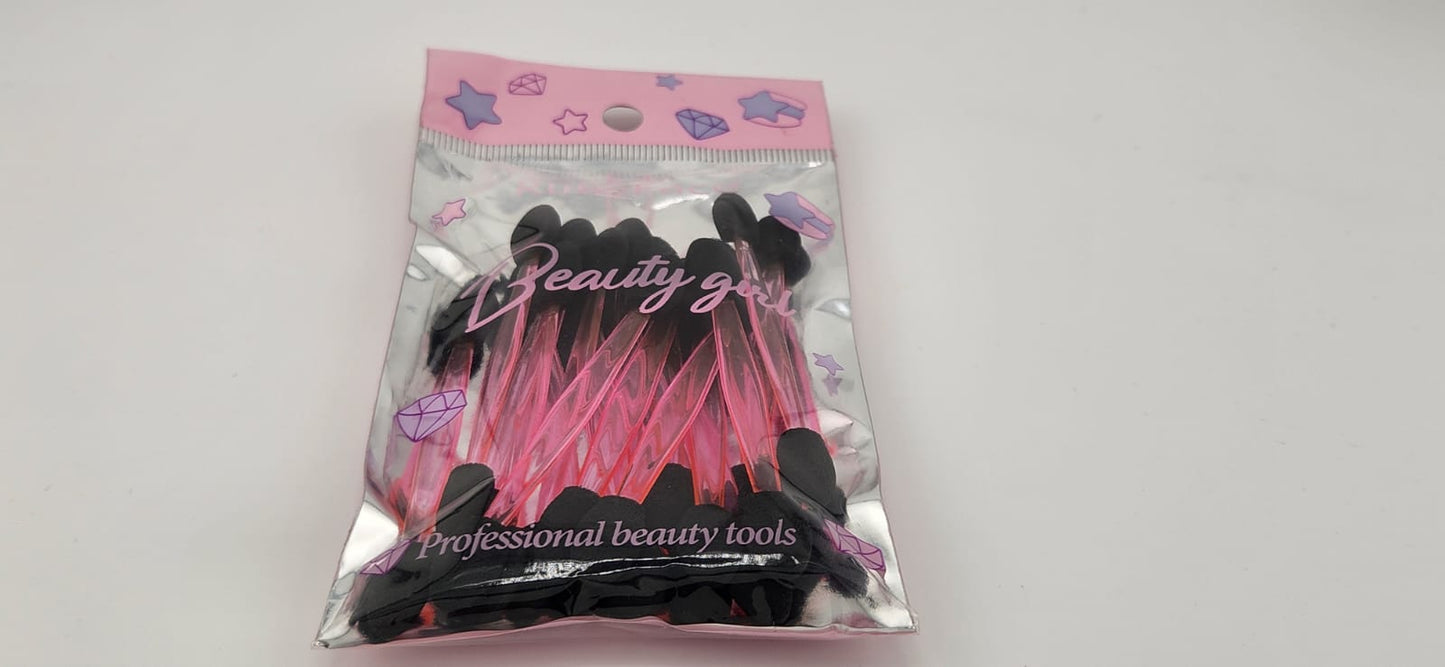 Makeup Eyeshadow Sponge & Nail Acrylic Powder Applicators - RUBY FACE - (12Pack)