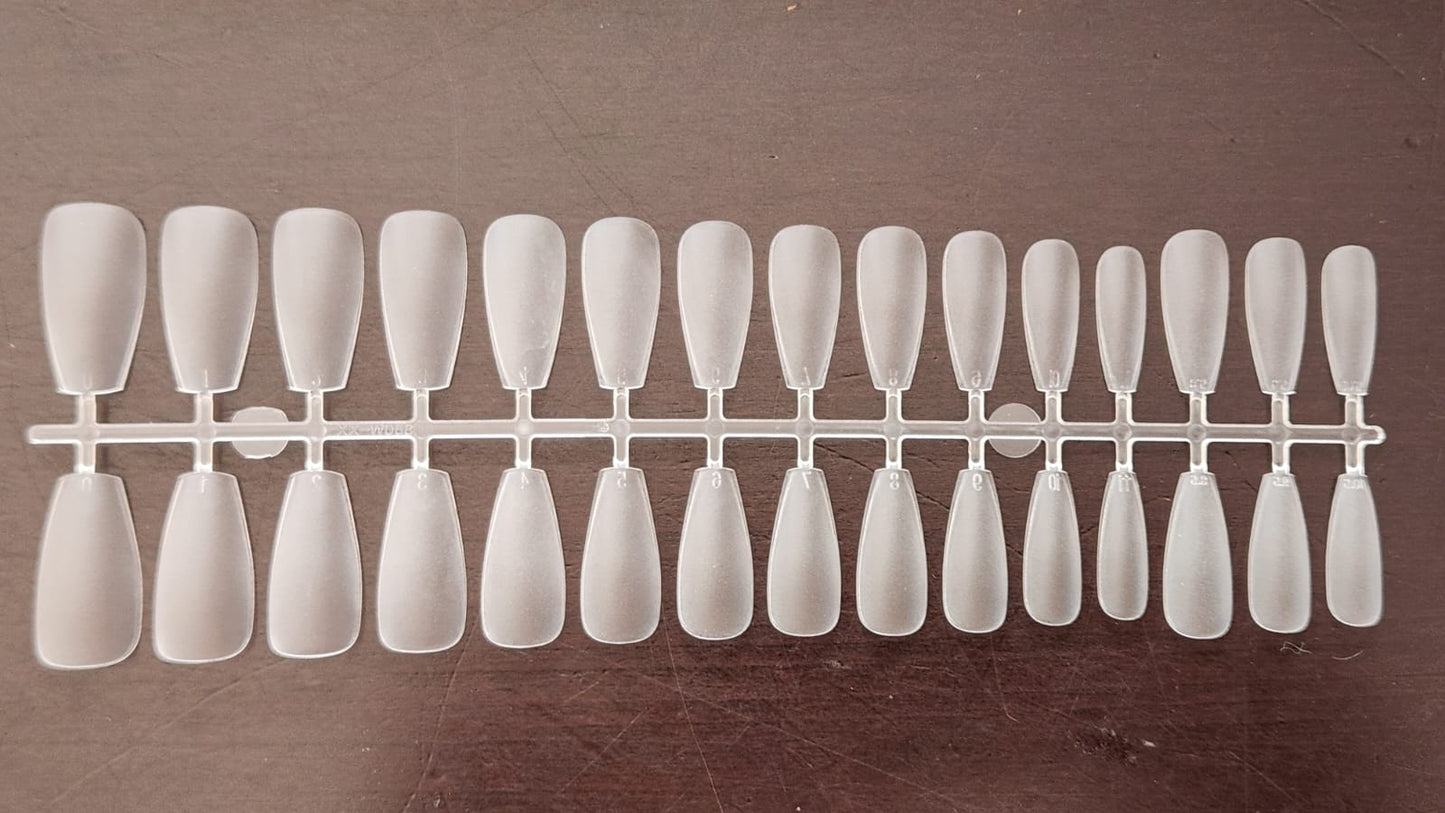 NAILS MEDUIM COFFIN Soft Gel Tips Full Coverage Tips 300pcs (MC)