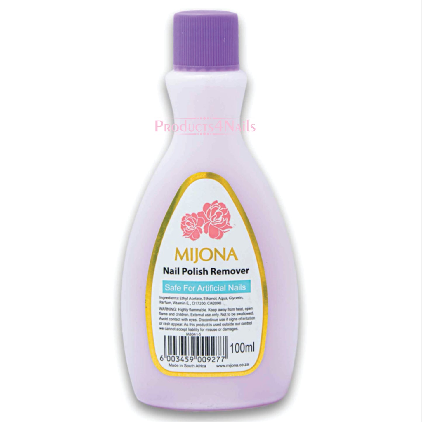 Mijona Nail Polish Remover Bottle 100ml