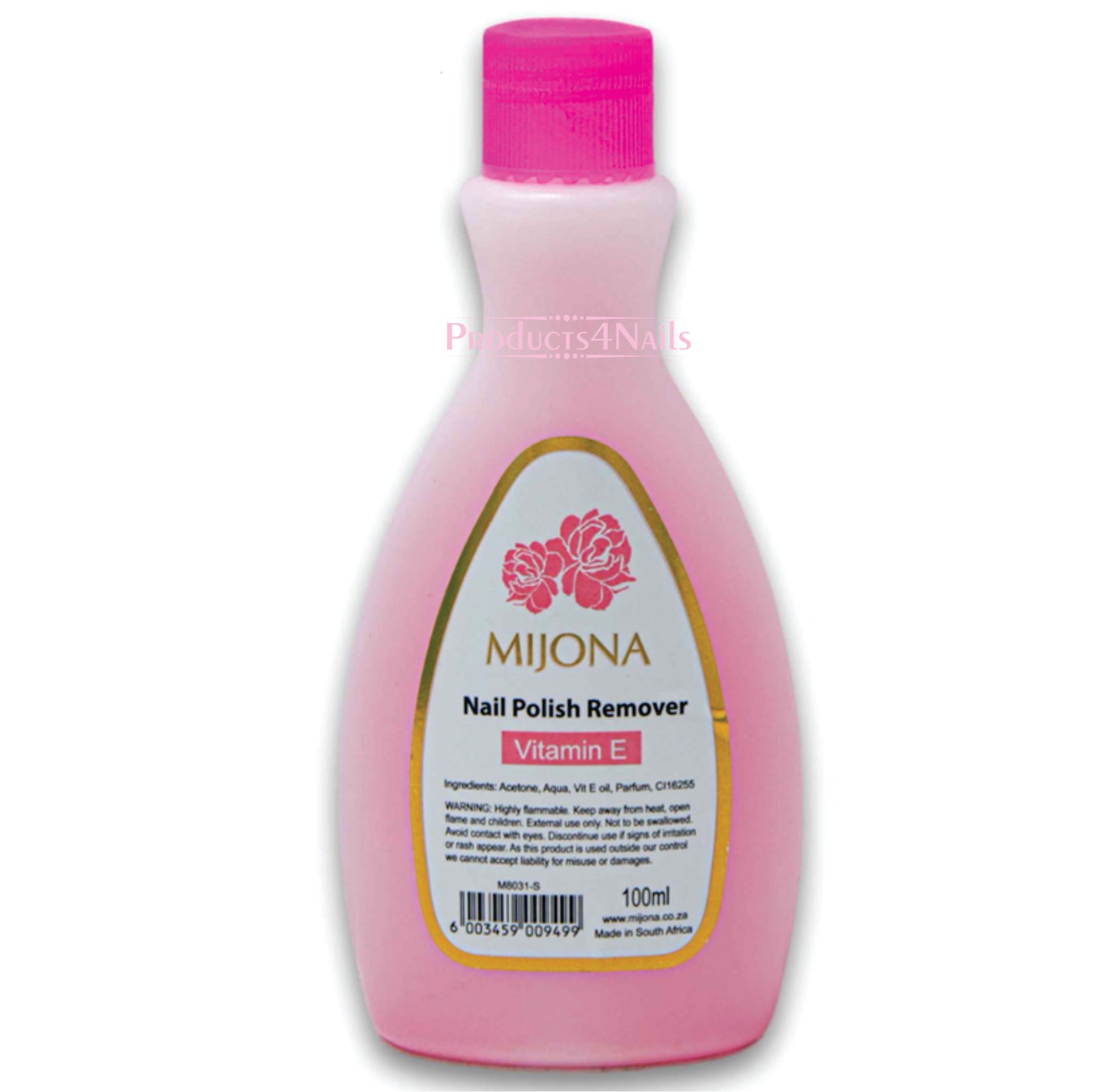 Mijona Nail Polish Remover Bottle 100ml