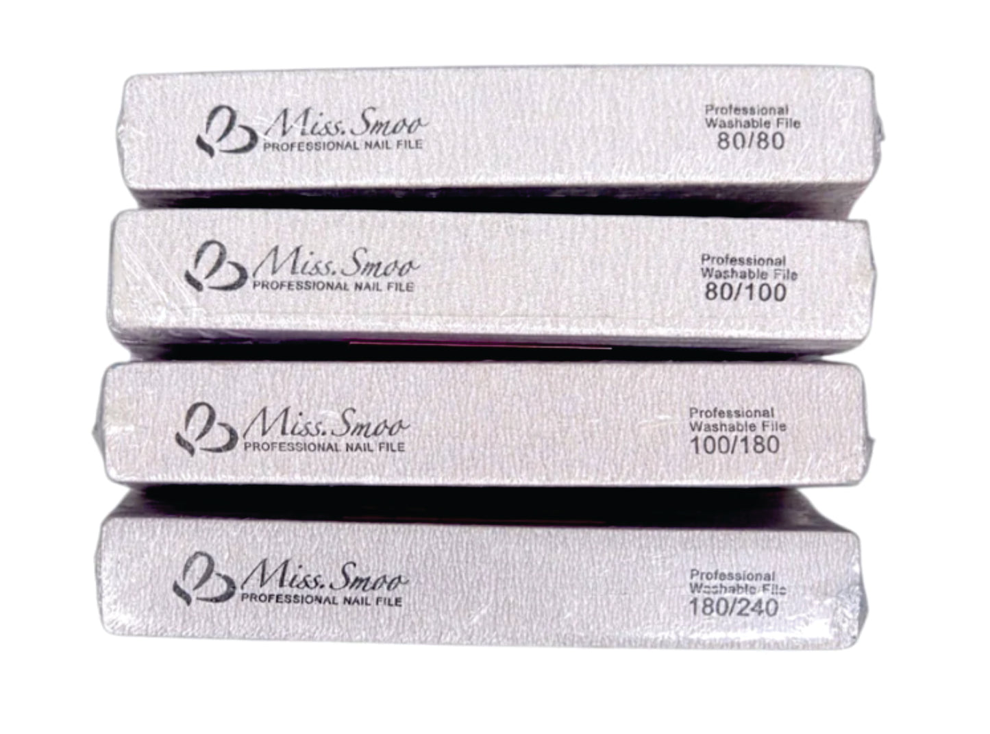 Miss Smoo Double Sided Nail File - Square 80/80 & 100/180